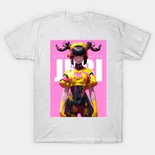 SOUL DESTROYER - JURI HAN - STREET FIGHTER | Femme Fatale Video Gamer Girl Popculture T-Shirt design | PROUD OTAKU T-Shirt